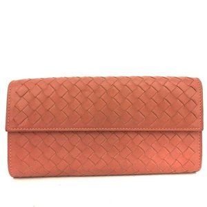 556120A V Bottega Veneta Wallet Long Intrecciato Lambskin Bifold